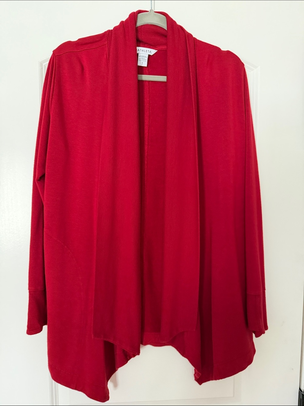 Athleta Women's Red Paranayama Cardigan Size S